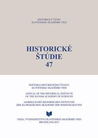 Historické štúdie 47