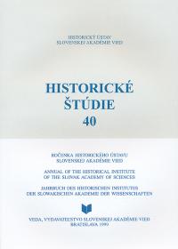 Historické štúdie 40