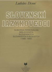 Slovenskí jazykovedci 2 (1896-1995) 