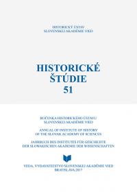 HISTORICKÉ ŠTÚDIE 51  /Historická pamäť a dejiny Slovenska