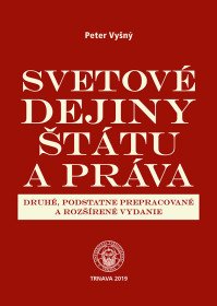 Svetové dejiny štátu a práva SAV 2