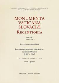 Monumenta Vaticana Slovaciae Recentioria